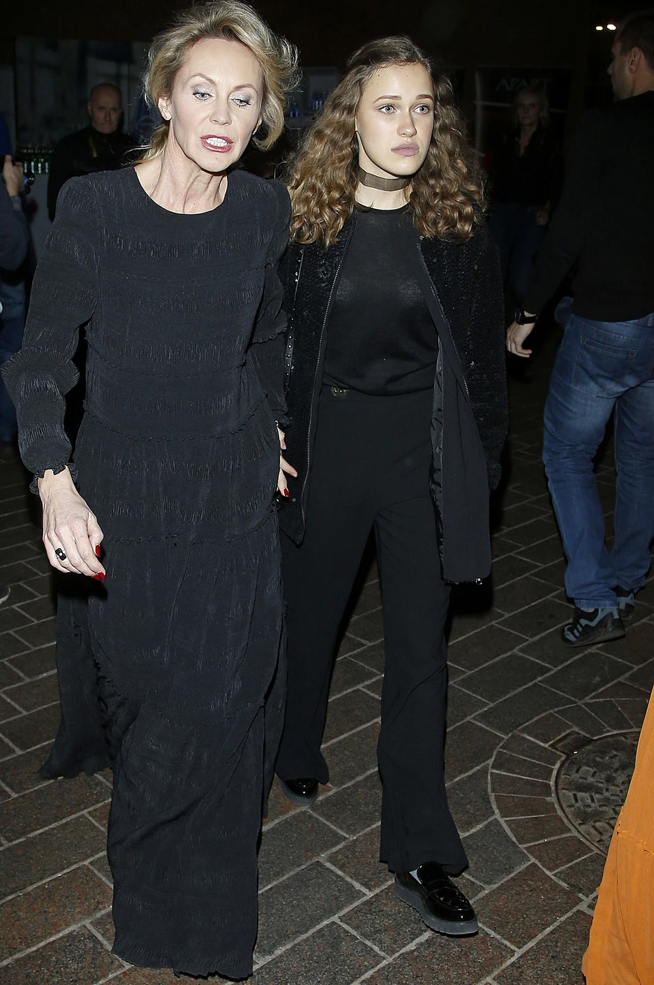 Beata Ścibakówna i Helena Englert w grudniu 2016 roku