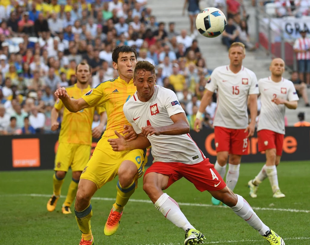 Thiago Cionek w barwach reprezentacji podczas Euro 2016