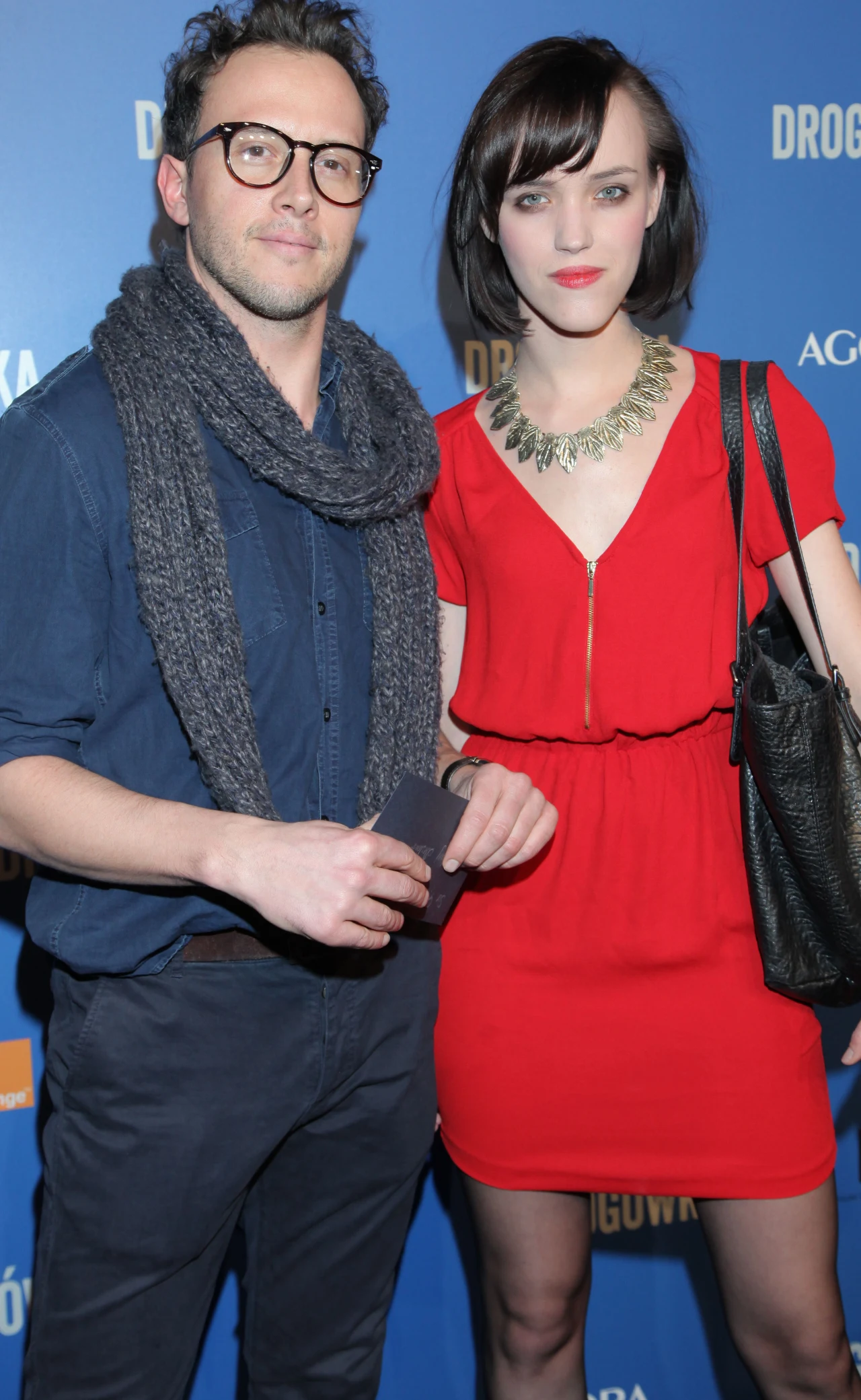 Andrzej Deskur z ukochaną Andrzej Deskur z ukochaną