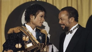 Michael Jackson i Quincy Jones na gali Grammy Awards w 1984 r.