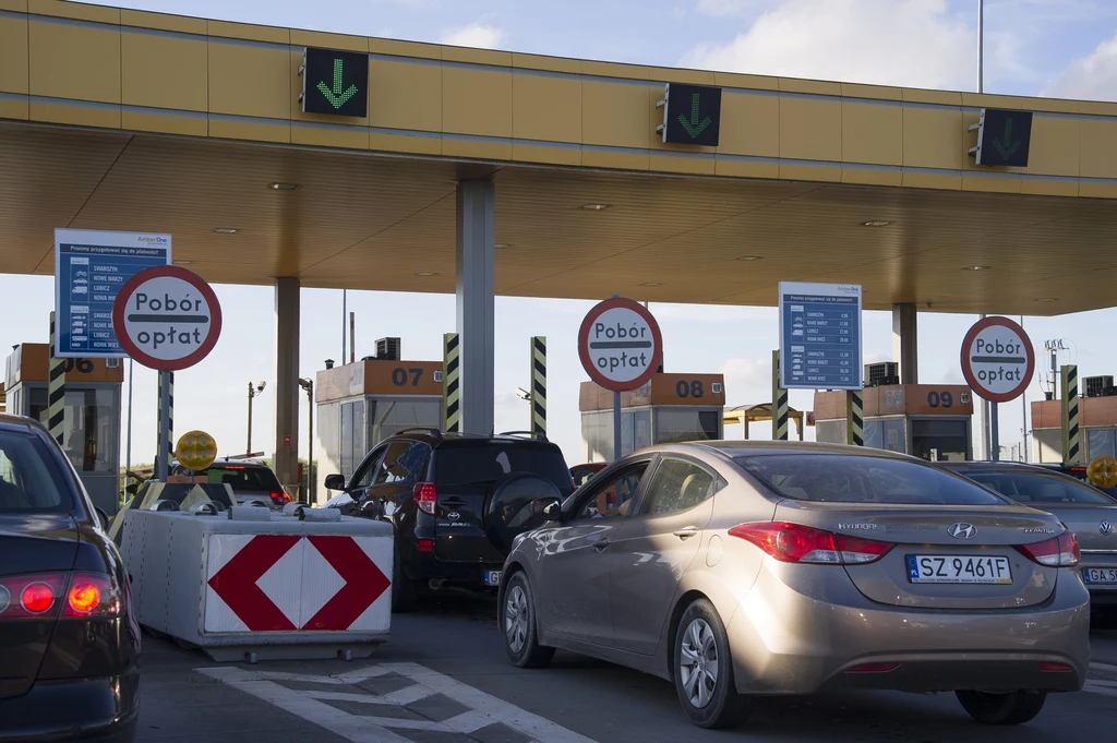 Bramki poboru opłat na autostradzie A1