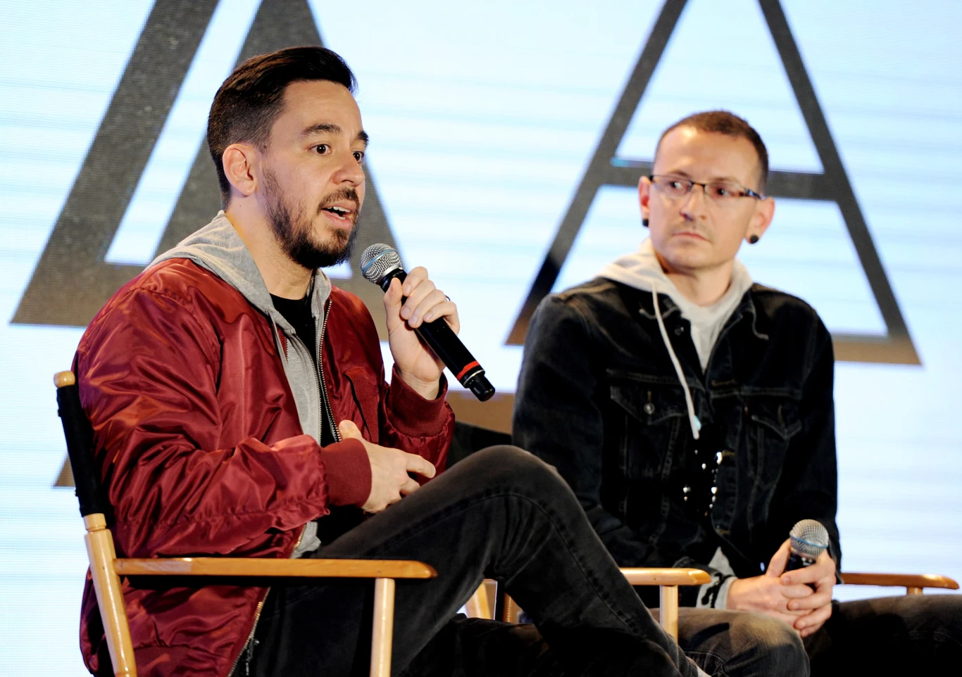 Chester Bennington i Mike Shinoda Chester Bennington i Mike Shinoda