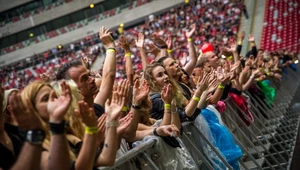 Publiczność na Depeche Mode w Warszawie (21 lipca 2017 r.)