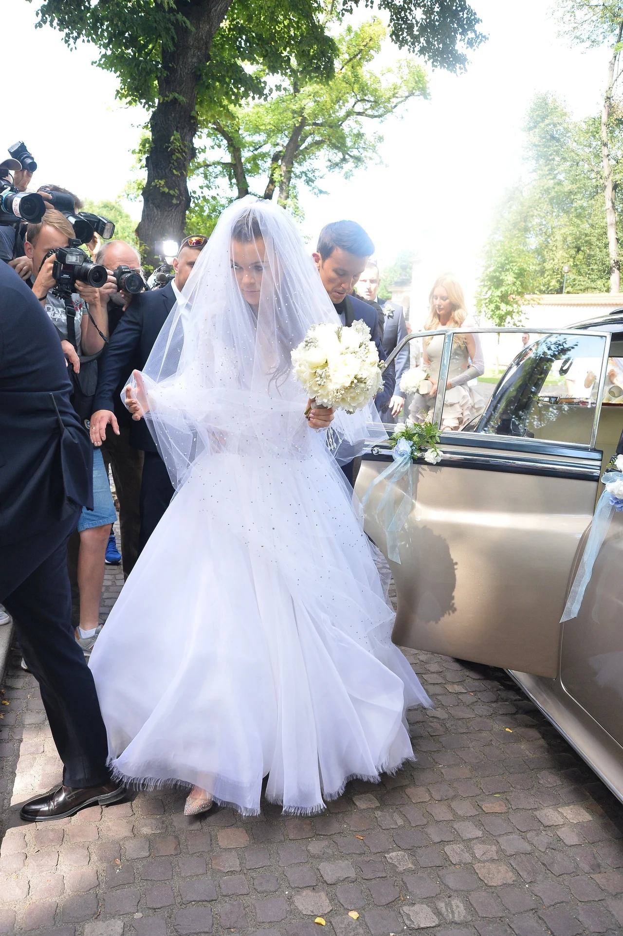 Agnieszka Radwańska i Dawid Celt podcza ceremonii ślubnej Agnieszka Radwańska i Dawid Celt podcza ceremonii ślubnej