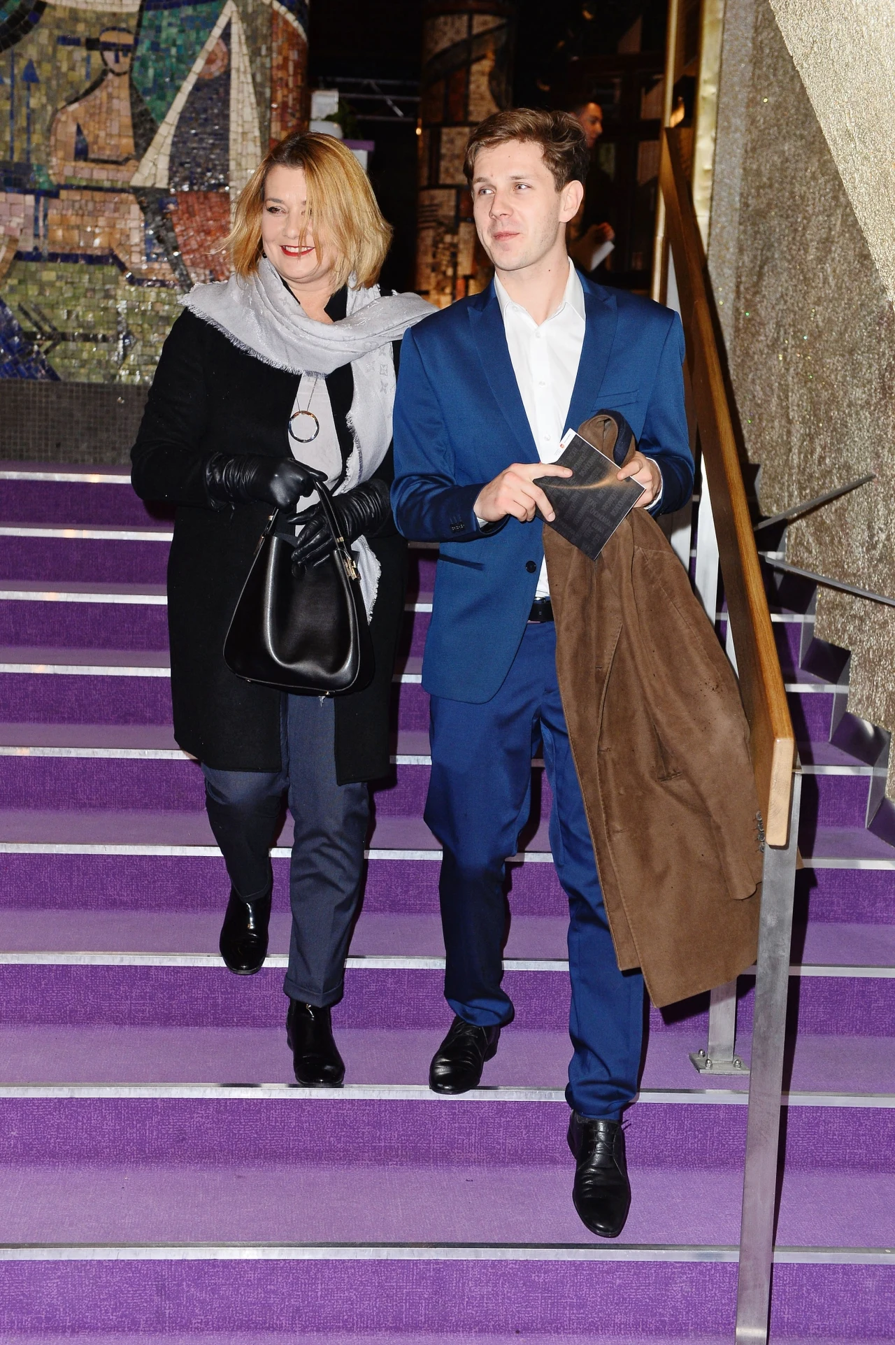 Ostrowska-Królikowska z synem Ostrowska-Królikowska z synem