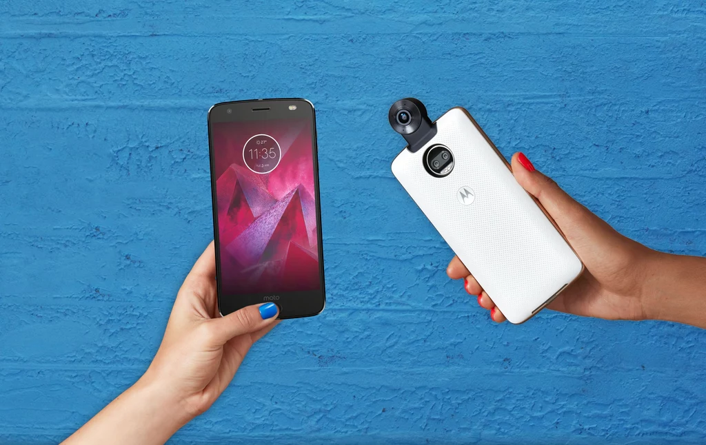 Motorola Moto Z2 Force oraz moduł Moto Mod 360 Camera 