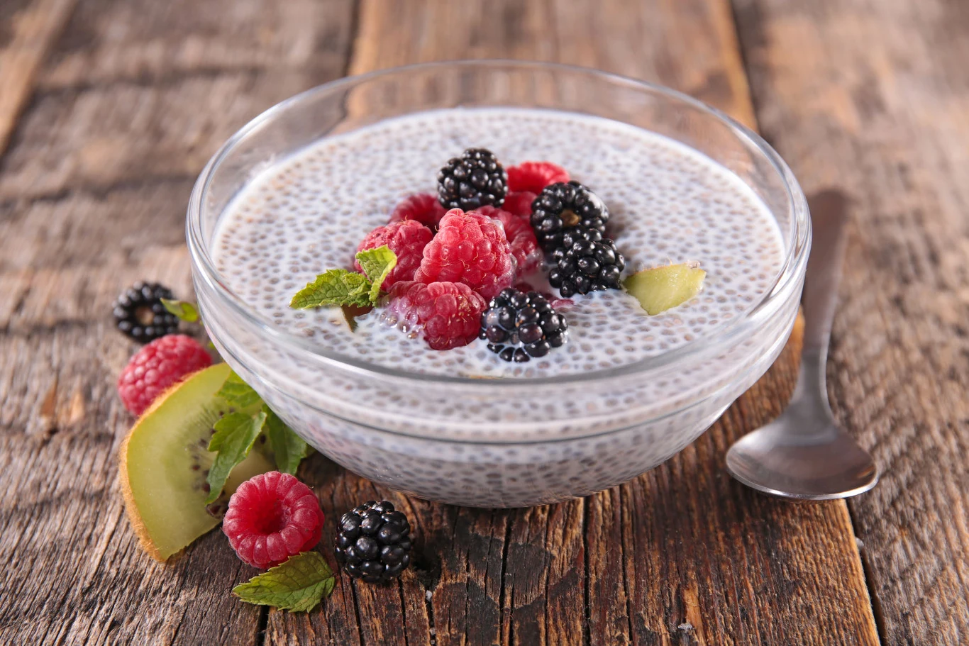 Deser z nasionami chia to idealna opcja podczas odchudzania się 