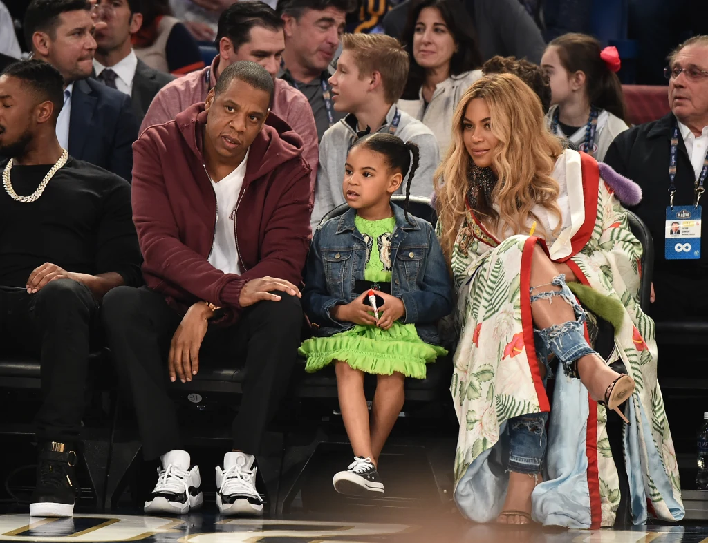 Para z najstarszą córką, Blue Ivy