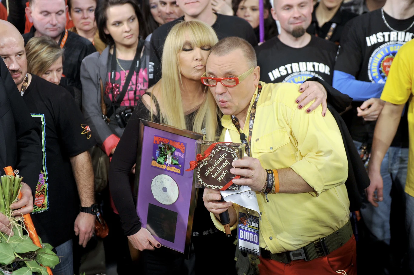 Maryla Rodowicz i Jurek Owsiak w 2012 roku