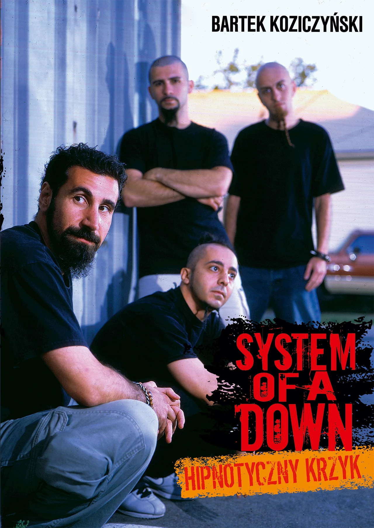 Okładka ksiązkowej biografii System Of A Down Okładka ksiązkowej biografii System Of A Down