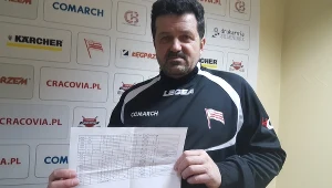 Trener Comarch Cracovii Rudolf Rohaczek szykuje ekipę na Ligę Mistrzów,