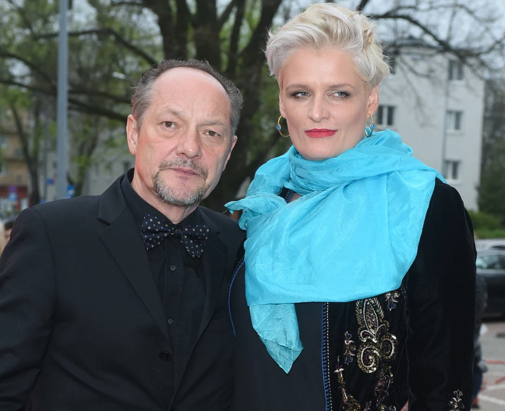 Tomasz Dedek z żoną