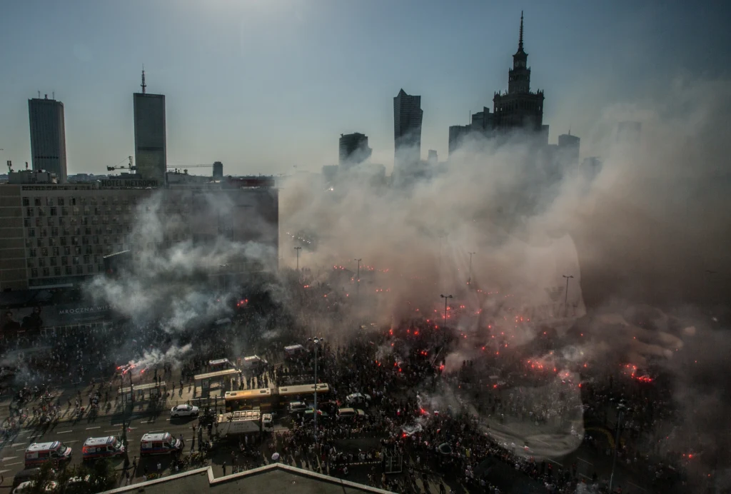 Godzina "W" w centrum Warszawy