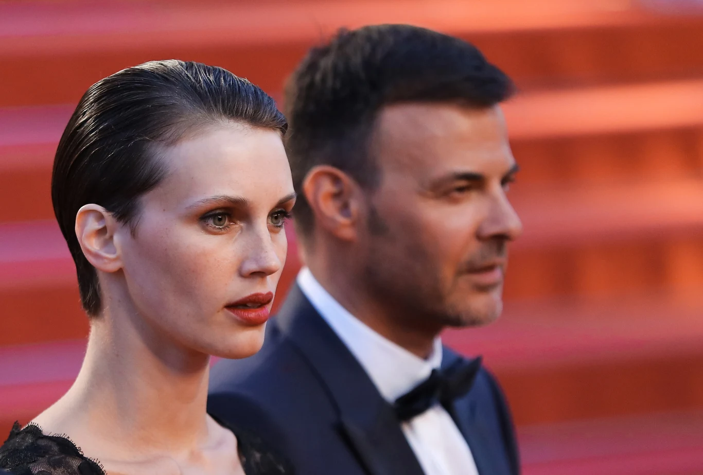 Marine Vacth i Francois Ozon na premierze "Podwójnego kochanka" w Cannes