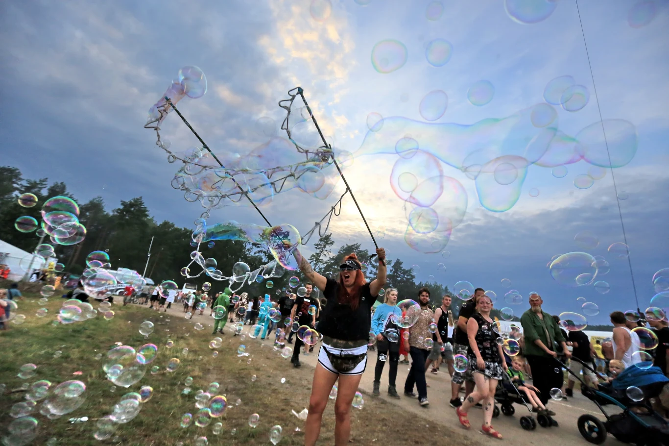 Tak się bawią uczestnicy Przystanku Woodstock jeszcze przed oficjalnym startem festiwalu!