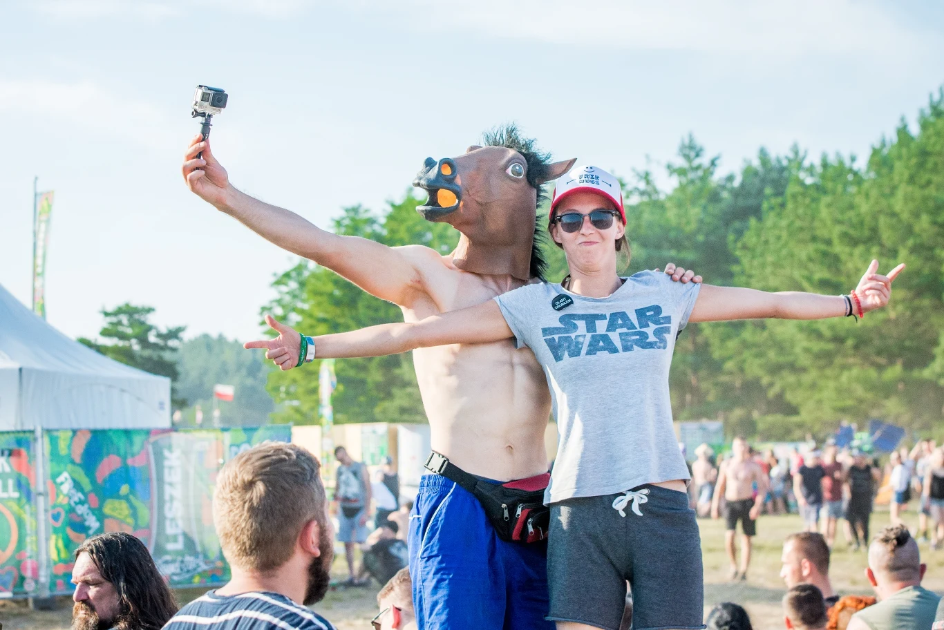 Tak się bawią uczestnicy Przystanku Woodstock jeszcze przed oficjalnym startem festiwalu!