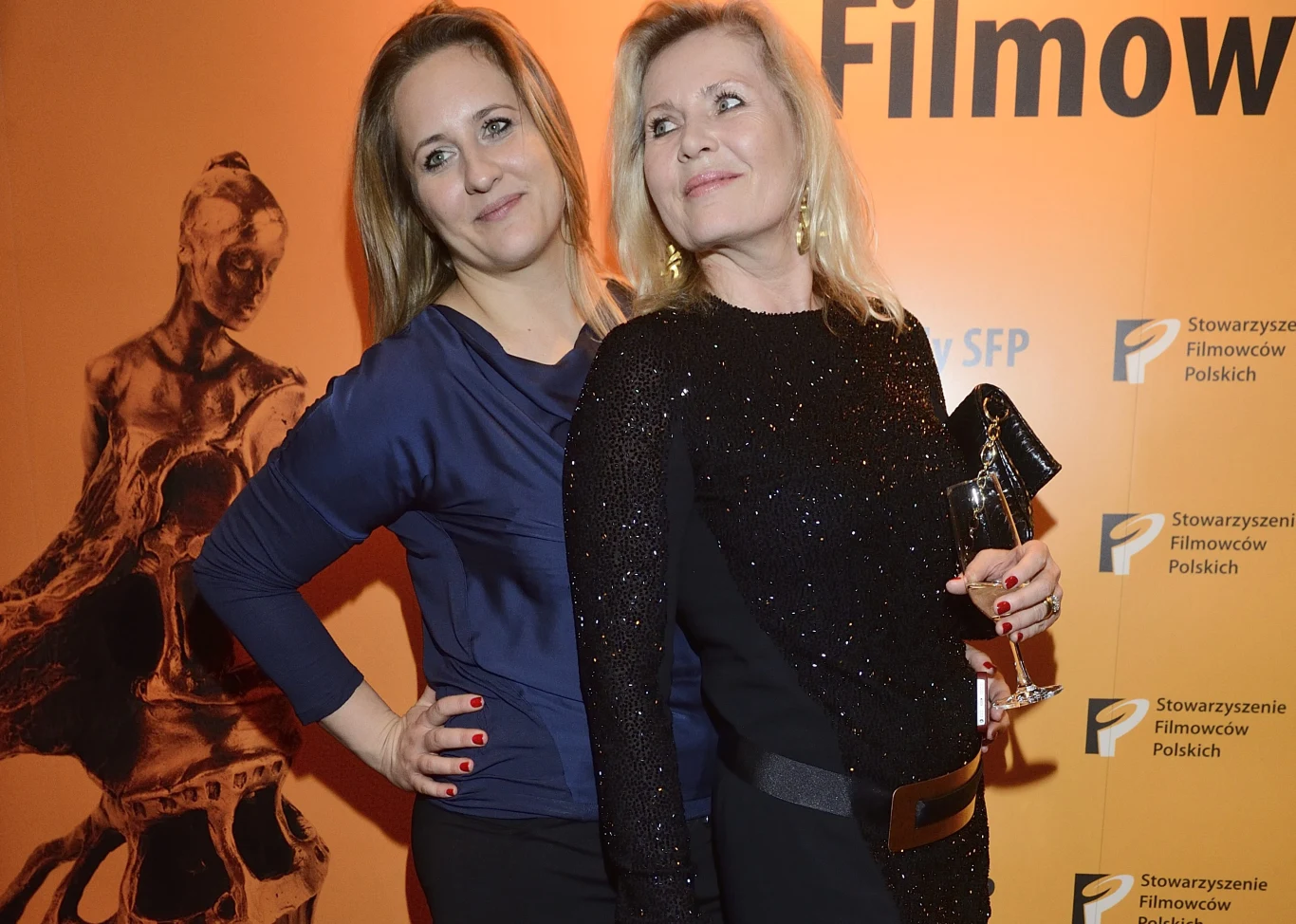 Grażyna Szapołowska z córką Grażyna Szapołowska z córką