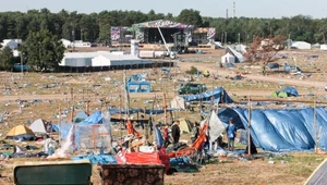 Śmieci pozostawione przez uczestników Przystanku Woodstock 2017