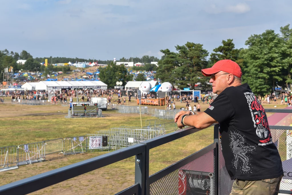 Jurek Owsiak na 23. Przystanku Woodstock