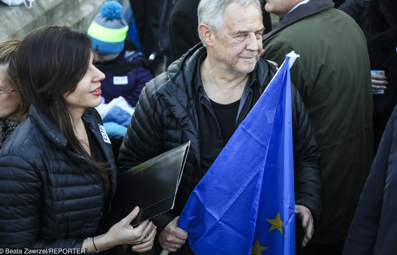 Marek Kondrat z żoną Antoniną Marek Kondrat z żoną Antoniną