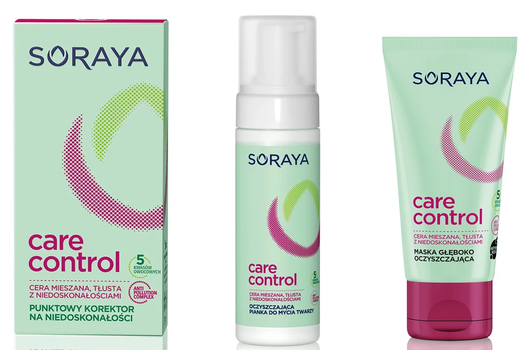 Soraya Care Constrol: Pielęgnacja do skóry tłustej i mieszanej