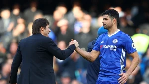 Diego Costa (P) i Antonio Conte