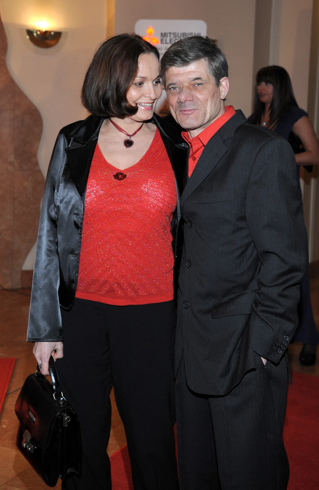 Henryk Gołębiewski z żoną Henryk Gołębiewski z żoną