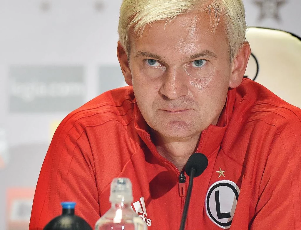 Trener Legii Warszawa Jacek Magiera Trener Legii Warszawa Jacek Magiera