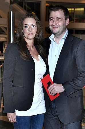 Małgorzata Rozenek z mężem Jackiem podczas jubileuszu serialu "Samo Życie"