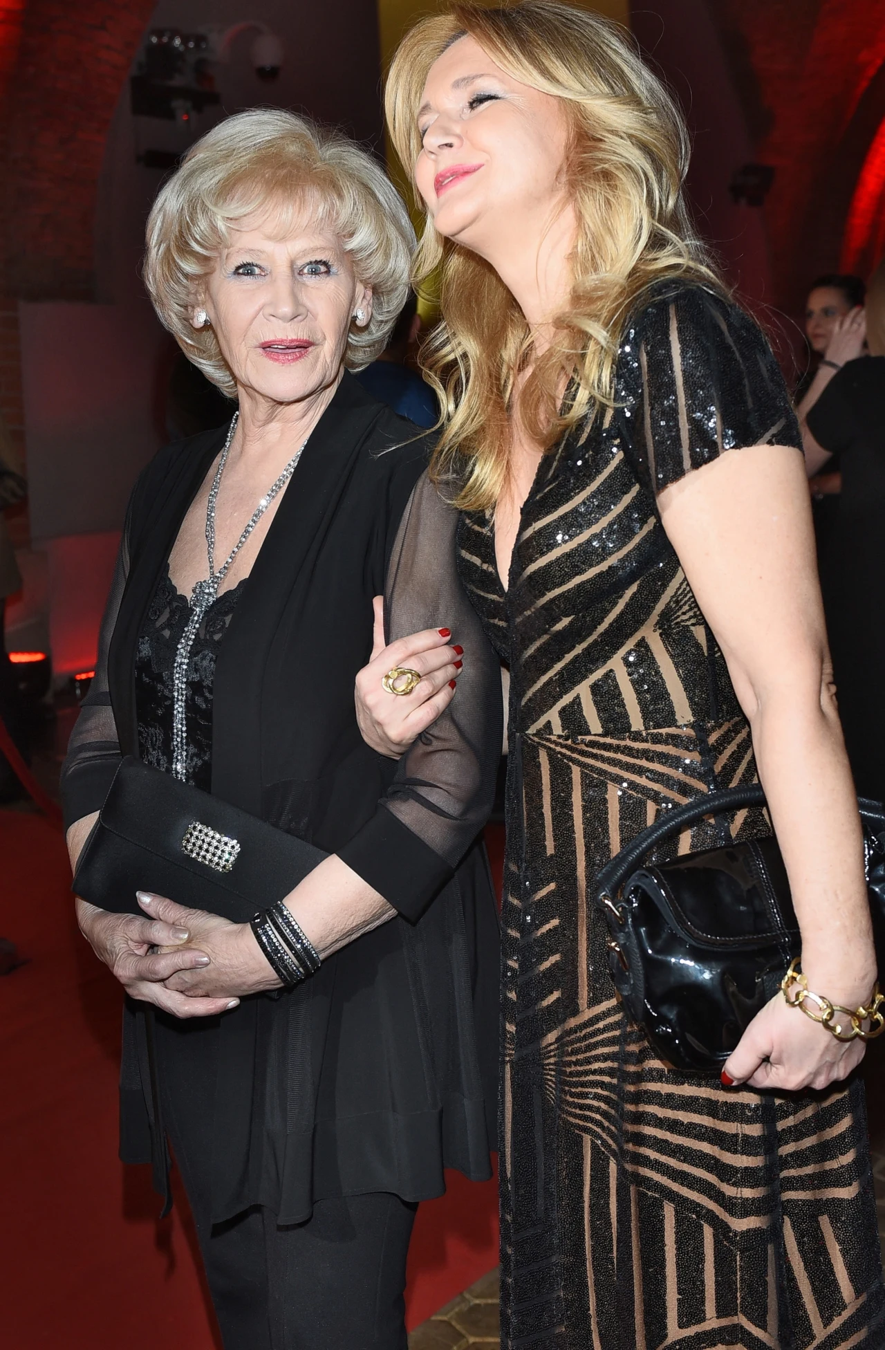 Krystyna Loska z córką, Grażyną Torbicką