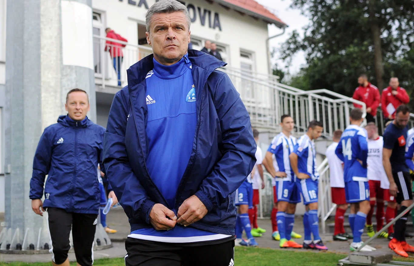 Trener Ruchu Chorzów Krzysztof Warzycha Trener Ruchu Chorzów Krzysztof Warzycha