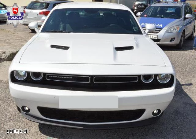 Odzyskany Dodge Challenger