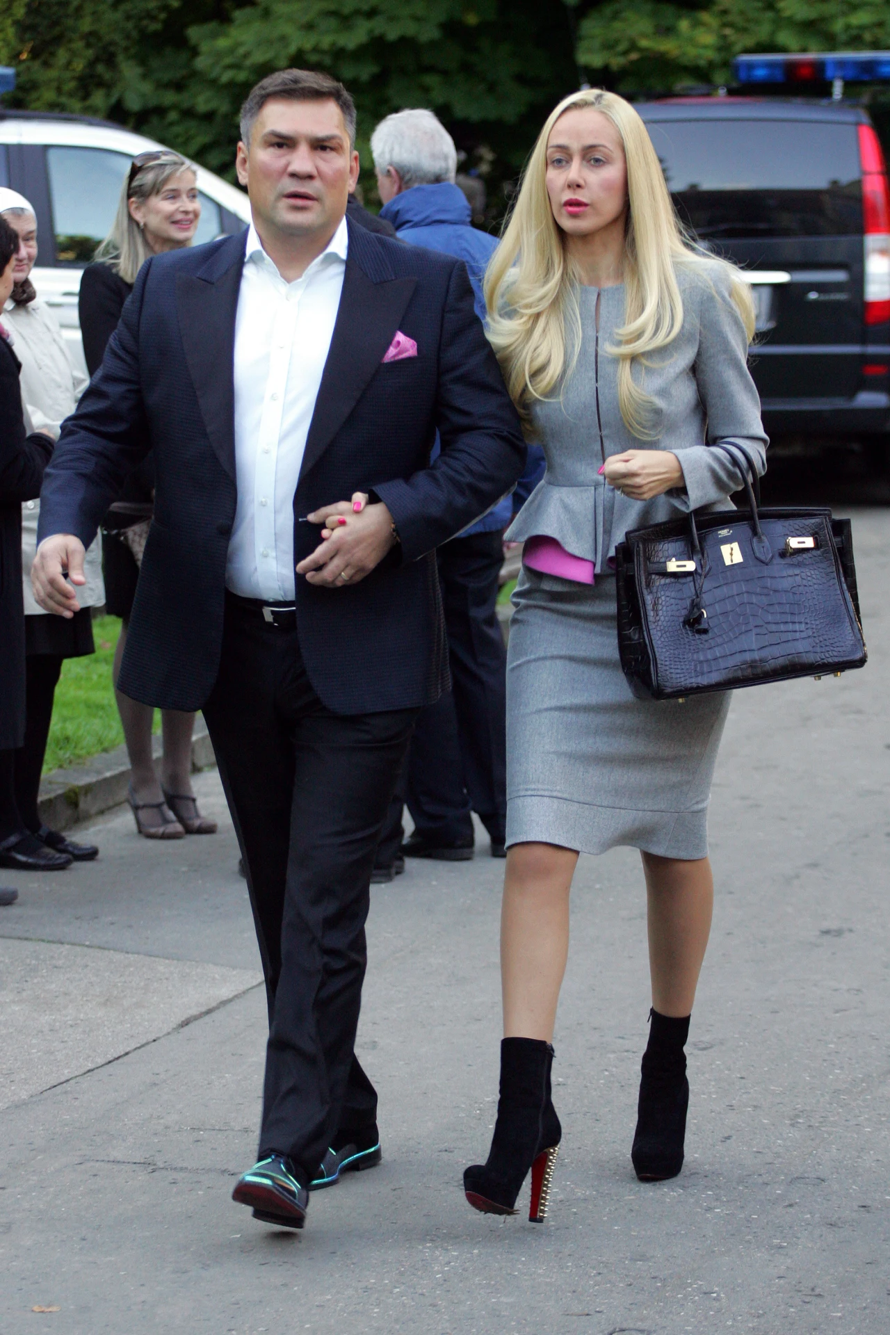 Dariusz Michalczewski z żoną Barbarą