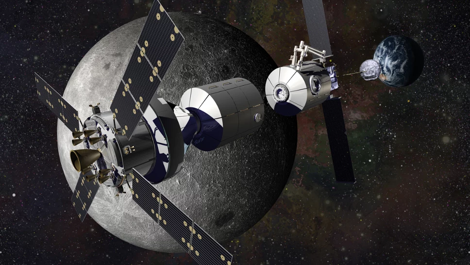 Wizja artystyczna Deep Space Gateway Wizja artystyczna Deep Space Gateway