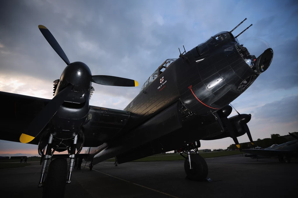 Jednym z uziemionych samolotów jest słynny bombowiec Lancaster