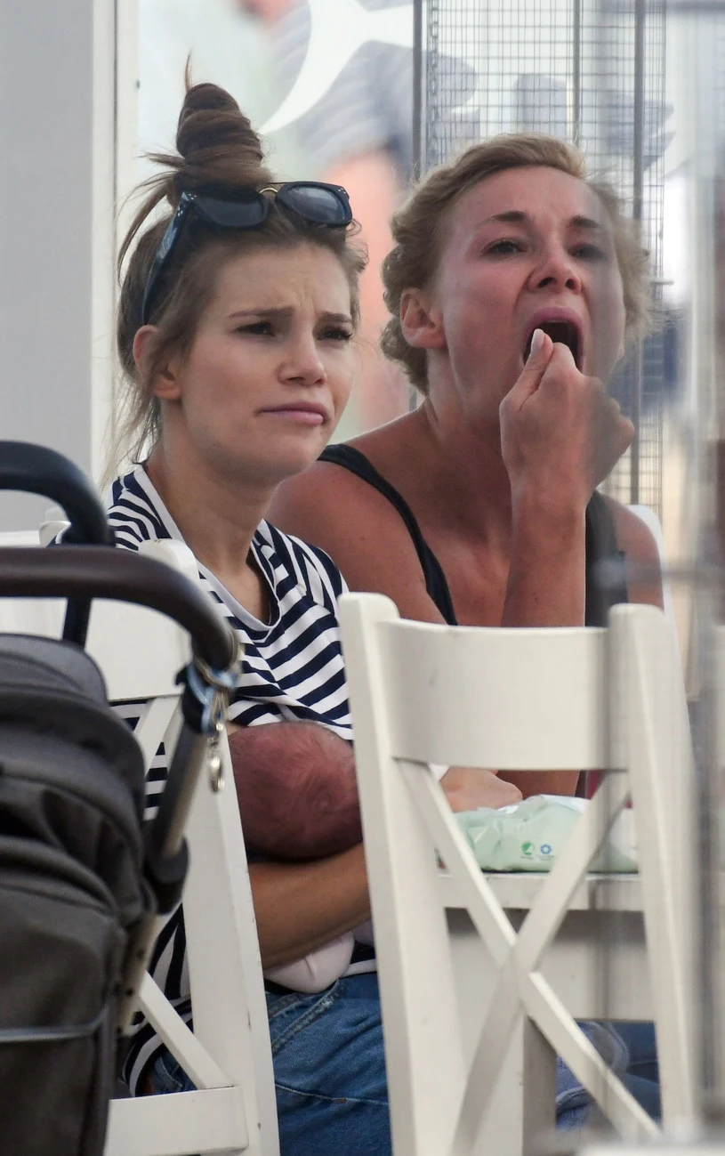 Sonia Bohosiewicz z siostrą Majką Sonia Bohosiewicz z siostrą Majką