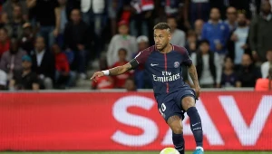 Neymar podczas meczu z Tuluzą