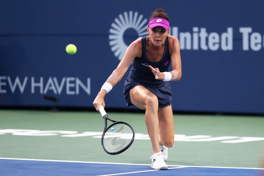 Agnieszka Radwańska w meczu z Eugenie Bouchard Agnieszka Radwańska w meczu z Eugenie Bouchard