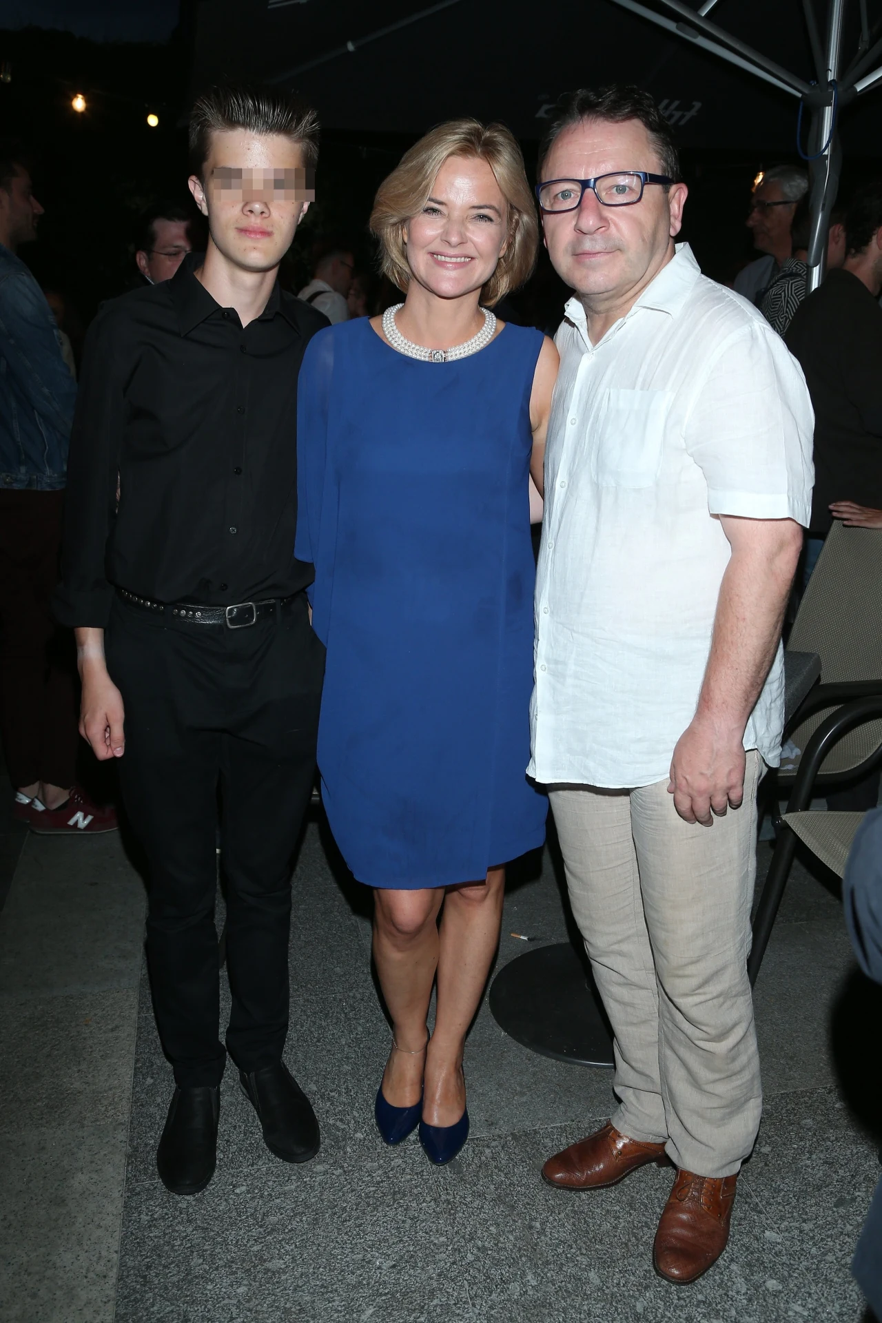 Zamachowscy z synem Moniki Zamachowscy z synem Moniki