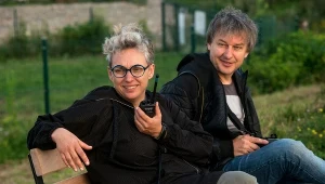 Kinga Dębska na planie filmu "Zabawa, zabawa"