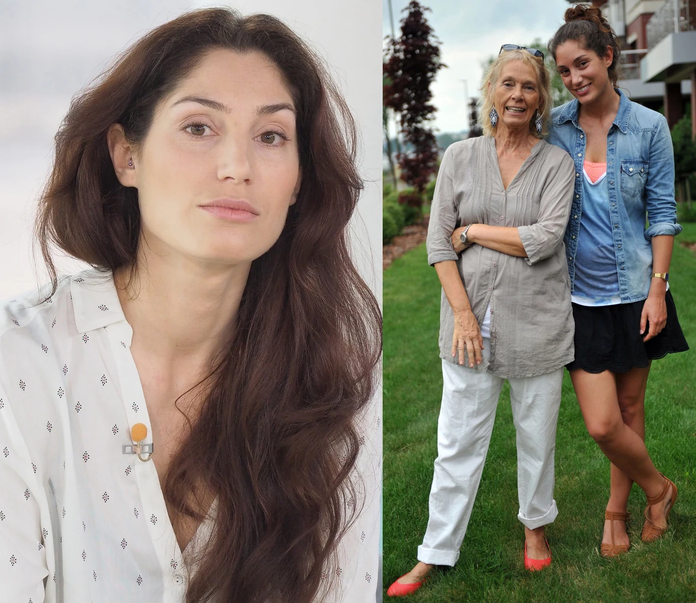 Orina Krajewska z mamą Małgorzatą Braunek Orina Krajewska z mamą Małgorzatą Braunek