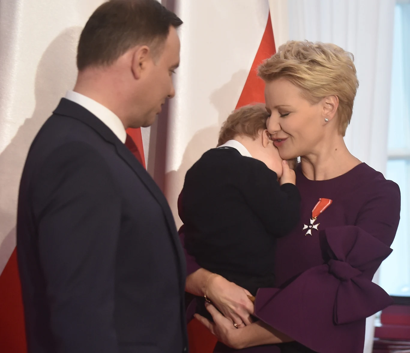 Małgorzata z synkiem u prezydenta! 