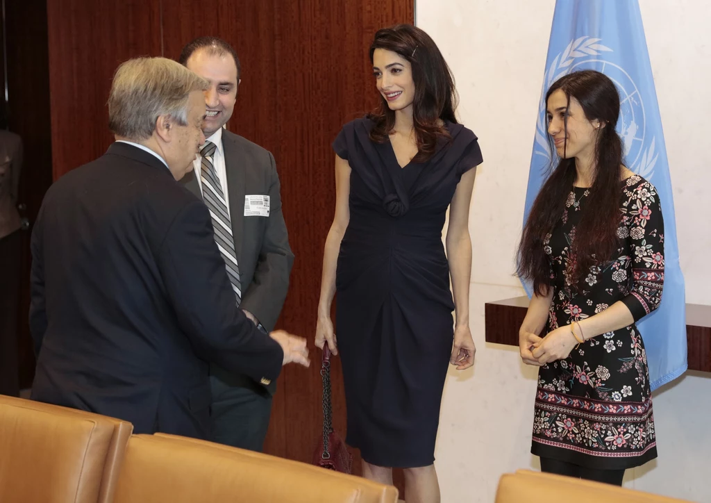 Amal na uroczystym spotkaniu zorganizowanym przez ONZ