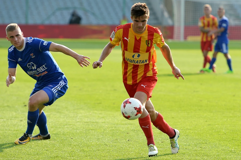 Korona Kielce - Bruk-Bet Termalica 2-1 w meczu 7. kolejki Ekstraklasy