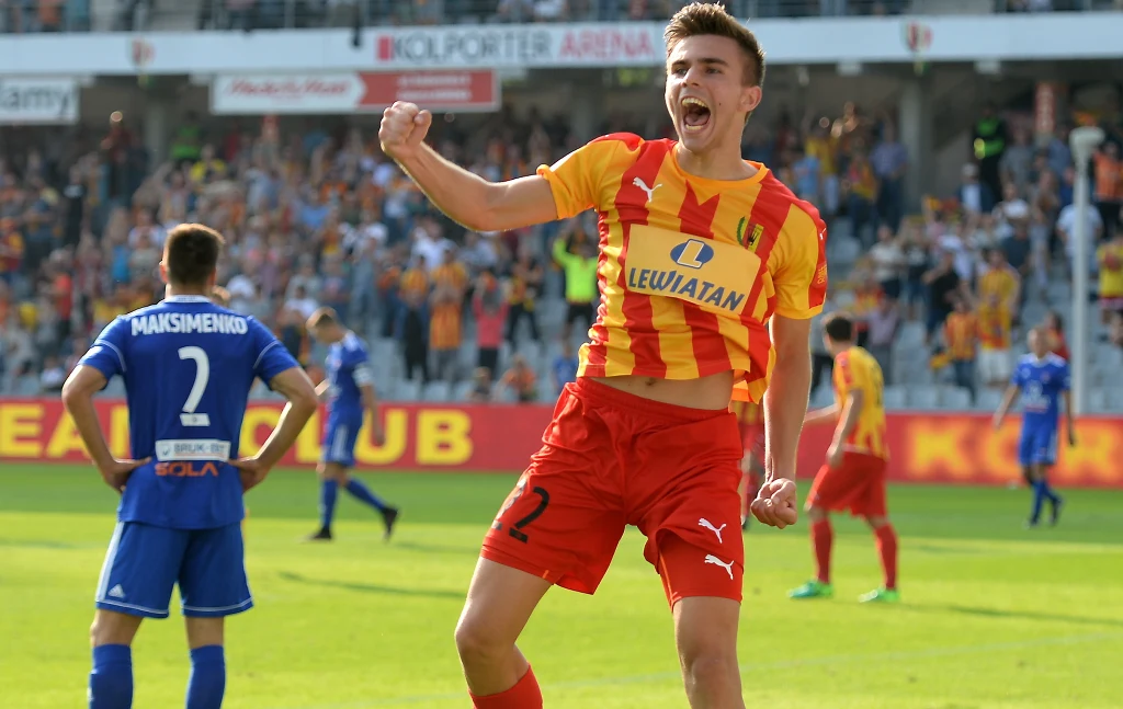 Korona Kielce - Bruk-Bet Termalica 2-1 w meczu 7. kolejki Ekstraklasy