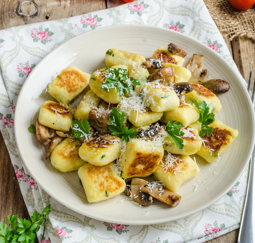 Gnocchi z pieczarkami