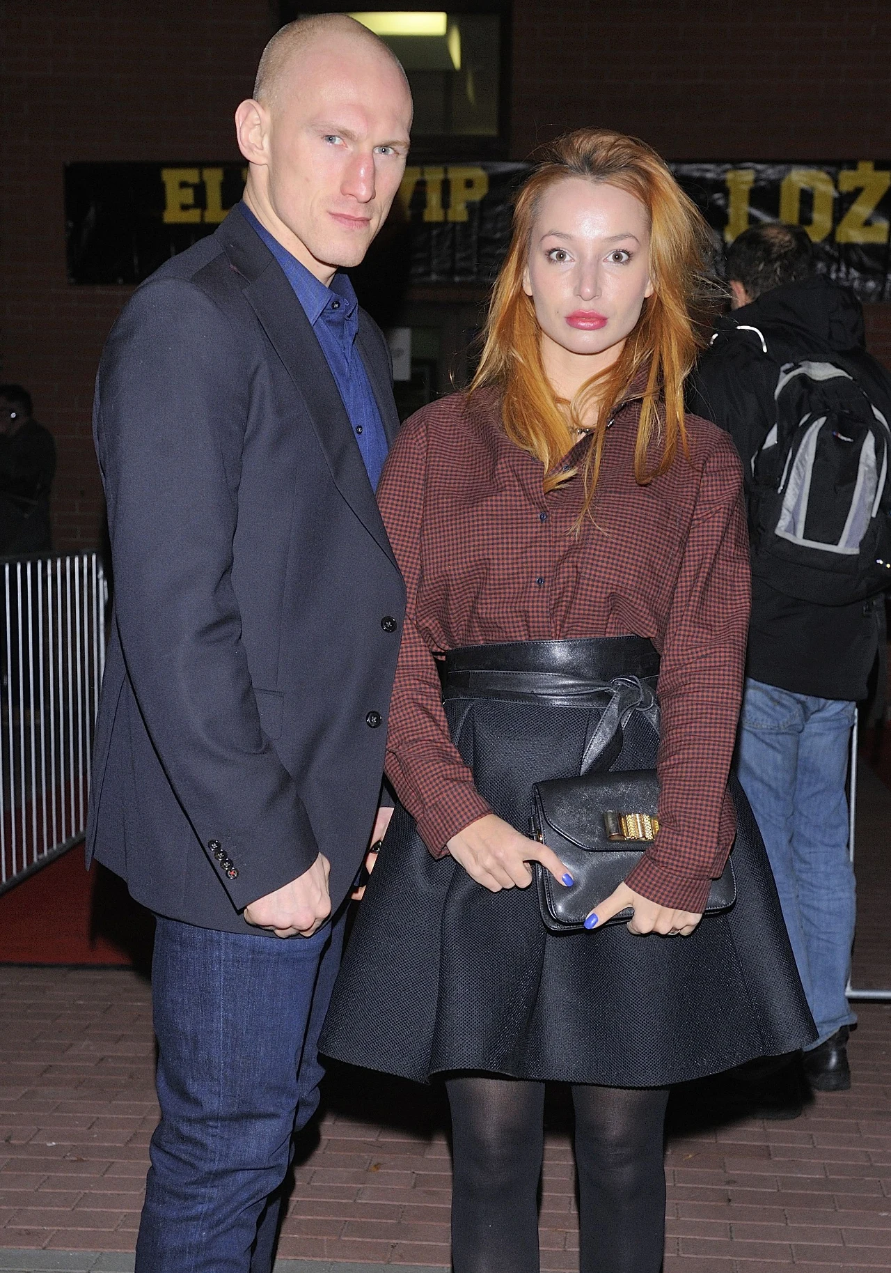 Krzysztof "Diablo" Włodarczyk z żoną Małgorzatą