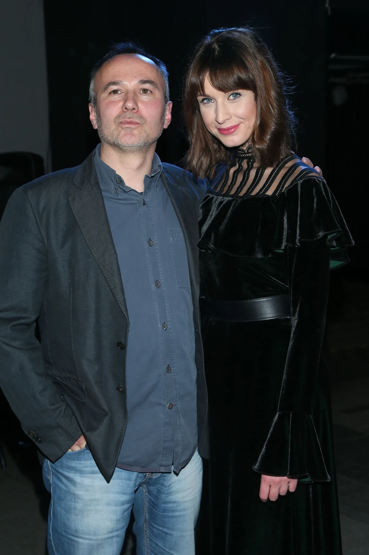 Julia Kamińska z partnerem 