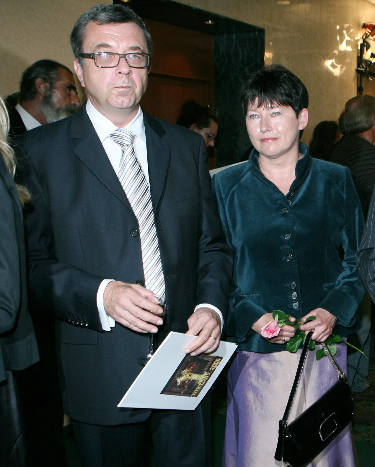 Grzegorz Miecugow z żoną Joanną Grzegorz Miecugow z żoną Joanną