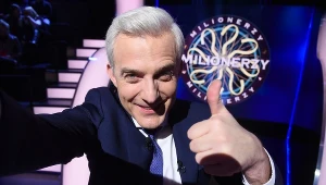 Hubert Urbański na planie nowych odcinków teleturnieju "Milionerzy"